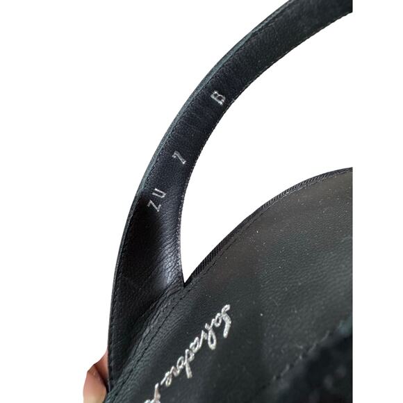 Salvatore Ferragamo Ileen 70 Crystal-Embellished Slingback Pumps sz. 7B - Picture 10 of 12